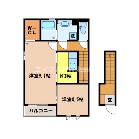 リッチアイリスの物件間取画像